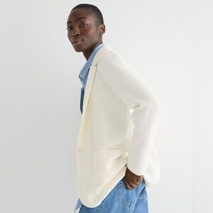 J Crew Cecile relaxed sweater-blazer size Medium